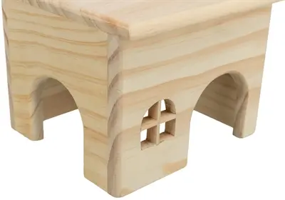 Trixie hamsterhuis hout spijkervrij 15 x 15 x 12 cm – 2 stuks - Afbeelding 4
