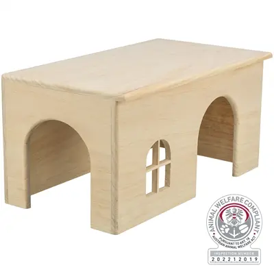 Trixie konijnenhuis hout spijkervrij 40 x 23 x 20 cm - Afbeelding 4