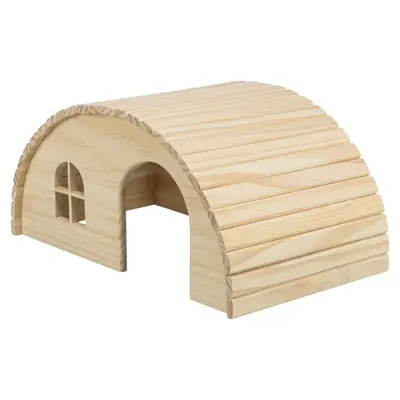 Trixie huis dwergkonijn hout spijkervrij 42 x 25 x 20 cm - Afbeelding 2