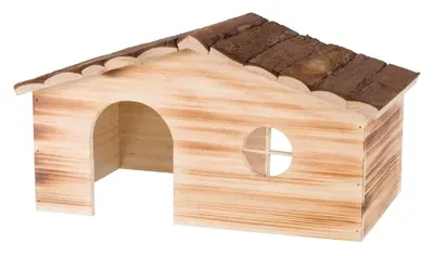 Trixie huis Ragna schorshout 43 x 25 x 22 cm – gevlamd hout