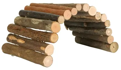 Trixie schorshouten brug 22 x 10 cm – flexibel, voor hamsters