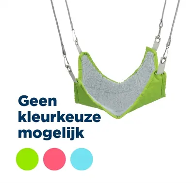 Trixie hangmat voor hamsters 18 x 18 cm – schapenvacht look, 3 stuks