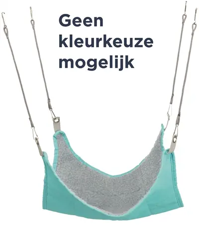 Trixie hangmat voor ratten 30 x 30 cm – nylon met schapenvacht look