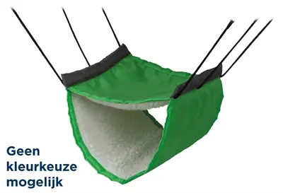 Trixie hangmat voor ratten 30 x 22 x 15 cm – nylon met schapenvacht look