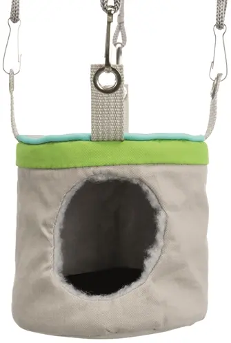Trixie ritselholletje voor knaagdieren 10 x 10 x 9 cm – hangend, nylon - Afbeelding 3