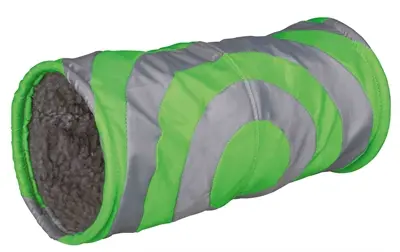 Trixie tunnel voor cavia's 35 x 15 x 15 cm – grijs/groen