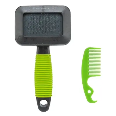 Trixie slickerborstel voor knaagdieren groen 13 x 7 cm – 3 stuks - Afbeelding 2