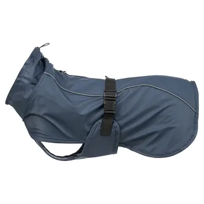 Trixie Be Nordic hondenregenjas Husum blauw 55 cm – met buikflap