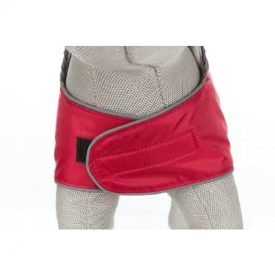 Trixie regenjas hond Orléans rood 25 cm – waterdicht, fleece voering - Afbeelding 7