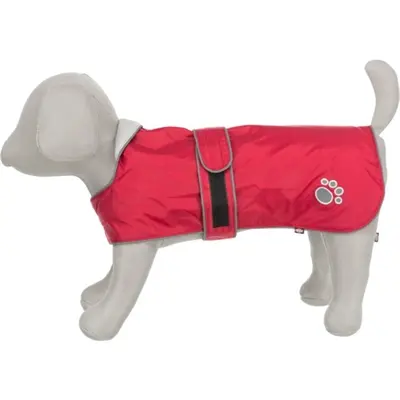 Trixie regenjas hond Orléans rood 25 cm – waterdicht, fleece voering - Afbeelding 9