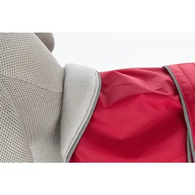 Trixie regenjas hond Orléans rood 30 cm – waterdicht, fleece voering - Afbeelding 6