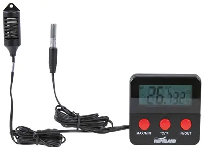 Trixie Reptiland thermo-hygrometer digitaal 6 x 6 cm – terrarium