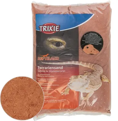 Trixie Reptiland grottenzand donkerrood 4 x 5 kg – graafbodem van klei - Afbeelding 2