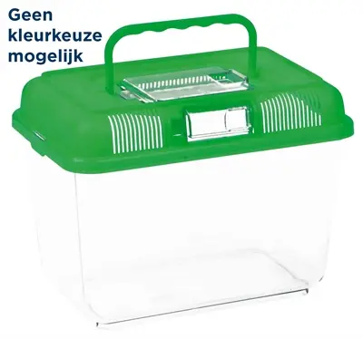 Trixie Reptiland transport- en voederbox 24 x 16 x 17 cm – kunststof