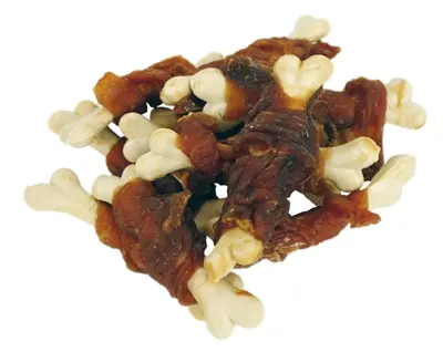 Wanpy hondensnack kip jerky en calciumbotjes 100 g – Oven-Roasted - Afbeelding 5