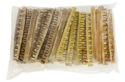 Trixie Denta Fun Veggie Jaw Bone 22 cm – plantaardige kauwsnack, 50 stuks - Afbeelding 4