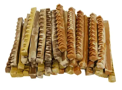 Trixie Denta Fun Veggie Jaw Bone 22 cm – plantaardige kauwsnack, 50 stuks - Afbeelding 5