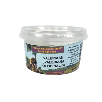 Dierendrogist valeriaan 50 capsules – ontspanning voor hond en kat