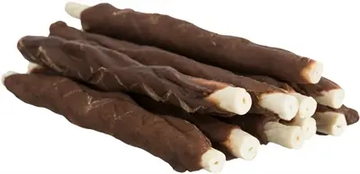 Trixie Denta Fun kauwstaaf konijn 12 cm – runderhuid, 70 g - Afbeelding 6