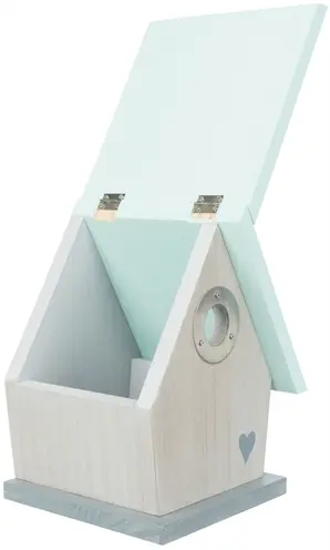 Trixie nestkast met hart voor holenbroeders 26 x 20 x 17 cm – grenenhout - Afbeelding 3