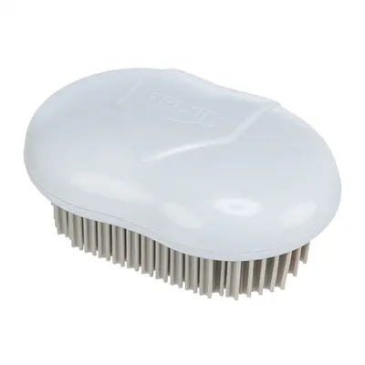 Trixie textielborstel wit/grijs 7 x 10 cm – ergonomische pluizenborstel - Afbeelding 5