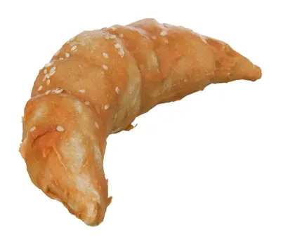 Trixie Denta Fun Chicken Croissant 11 cm – runderhuid met kip, 50 stuks