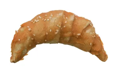 Trixie Denta Fun Chicken Croissant 11 cm – runderhuid met kip, 50 stuks - Afbeelding 4