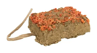 Trixie kleisteen met wortel 100 g – knaagsteen voor konijnen en knaagdieren - Afbeelding 6