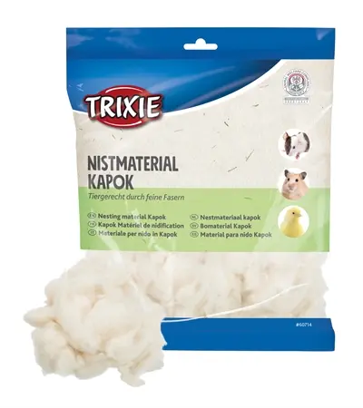 Trixie nestmateriaal kapok 100 g – zacht, verteerbaar en stofvrij
