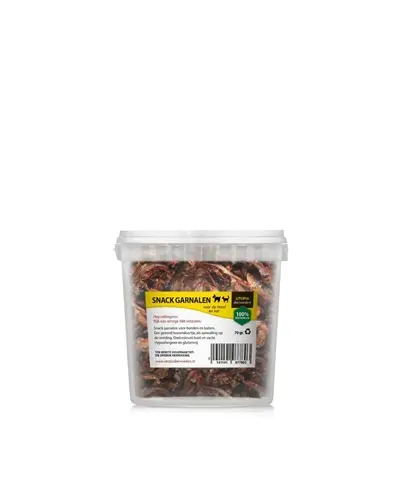 Utopia gedroogde snackgarnalen 70 g – hypoallergeen