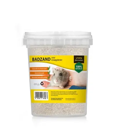 Utopia badzand 650 g – natuurlijk badzand voor hamsters en gerbils