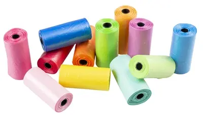 Poopi-Dog poepzakjes extra dik regenboog 12 x 15 stuks