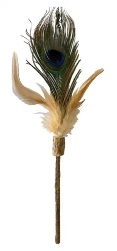 Croci Euphoria kattenhengel matatabi met pauwenveer 12 cm