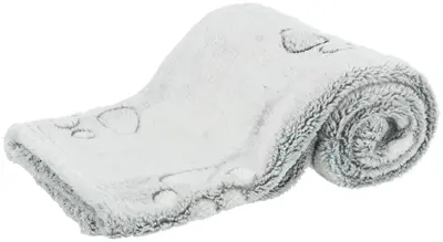 Trixie hondendeken Nando softfleece lichtgrijs 75 x 50 cm
