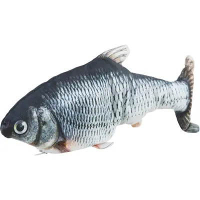 Trixie Spartel vis met catnip 30 cm – bewegend en oplaadbaar
