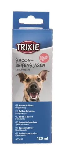 Trixie bellenblaas voor honden met baconsmaak 120 ml