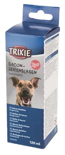 Trixie bellenblaas voor honden met baconsmaak 120 ml - Afbeelding 5