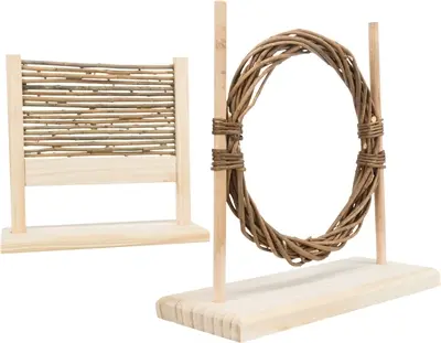 Trixie agility set konijn 28 x 12 x 26 cm – horde met ring