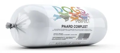 Dogs Perfect paard compleet hondenvoer 1000 g – diepgevroren