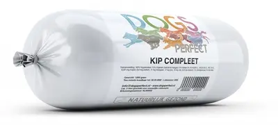 Dogs Perfect kip compleet 1 kg – diepvries vers vlees voor honden