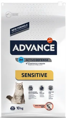 Advance kattenvoer Adult Sensitive Zalm 10 kg – gevoelige maag - Afbeelding 4