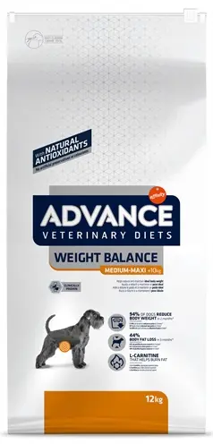 Advance Veterinary Diet hondenvoer Weight Balance Medium/Maxi 12 kg - Afbeelding 2
