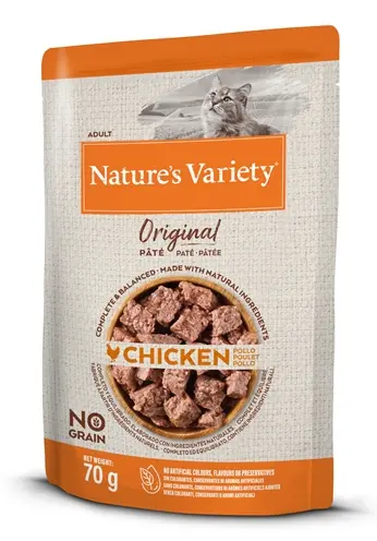 Nature's Variety kattenvoer pouch kip 12 x 70 g – graanvrij natvoer - Afbeelding 4