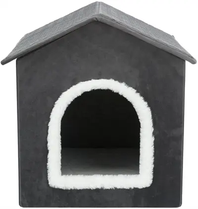 Trixie hondenhuis Livia grijs/wit 50 x 50 x 54 cm – inklapbaar - Afbeelding 4