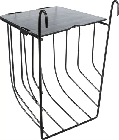 Trixie hooiruif hangend met deksel 13 x 12 x 18 cm – metaal - Afbeelding 2