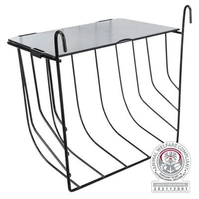 Trixie hooiruif hangend met deksel 13 x 12 x 18 cm – metaal - Afbeelding 6