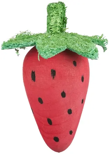 Trixie speelbalset biet en aardbei van hout en loofah 6 en 9 cm - Afbeelding 5