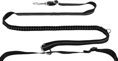 Trixie joggingriem met lijn grijs/zwart 115-150 cm – voor canicross - Afbeelding 7