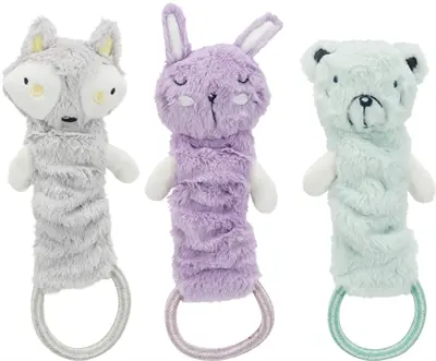 Trixie Junior pluche bungeldier 33 cm – puppyspeelgoed, assorti