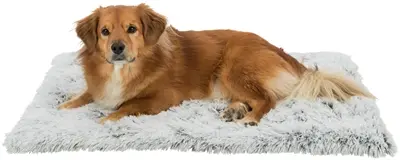 Trixie ligmat Harvey wit/zwart 95 x 65 cm – langharig pluche en velours - Afbeelding 8
